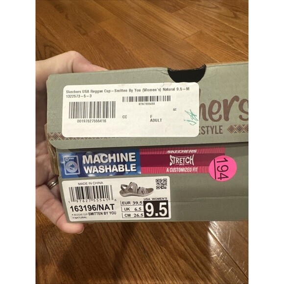 Sketchers USA Reggae Cup Smitten By You Strappy Sandal 9.5 - Picture 10 of 10